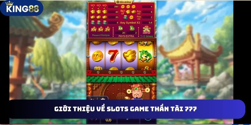 Thần tài 777 là game Nổ hũ đổi thưởng trực tuyến lành mạnh